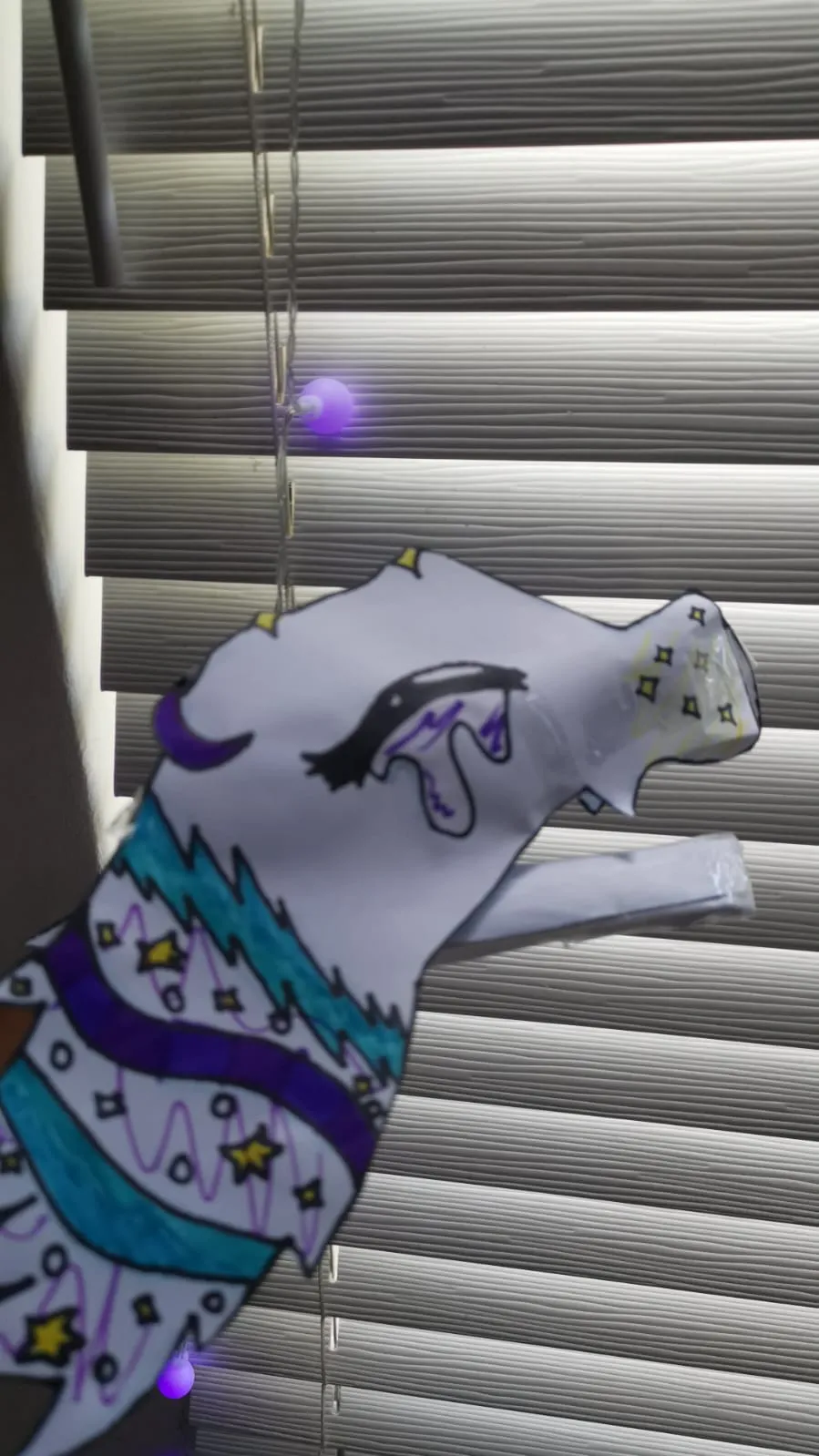 Handcrafted paper dragon